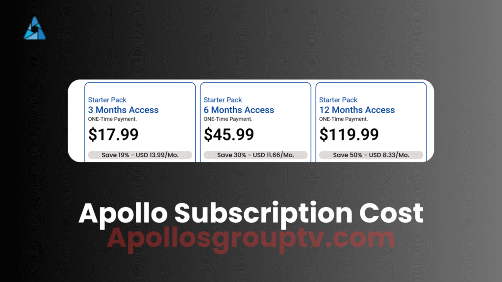 apollo group tv cost